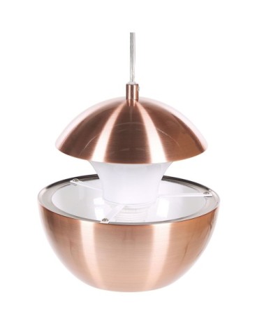 Lampe suspension cuivrée