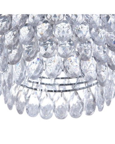 Lampe suspension argenté