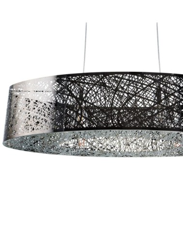 Lampe suspension argenté