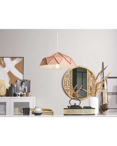 Lampe suspension rose