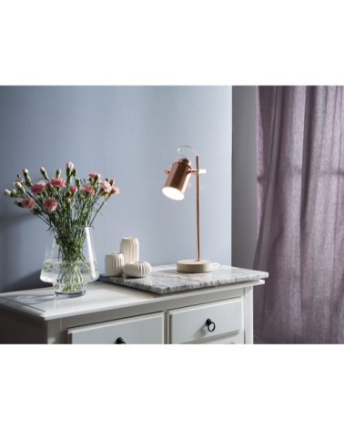 Lampe de bureau cuivré