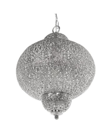 Lampe suspension en nickel