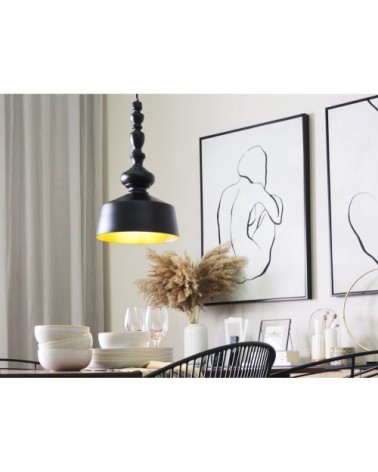 Lampe suspension noir