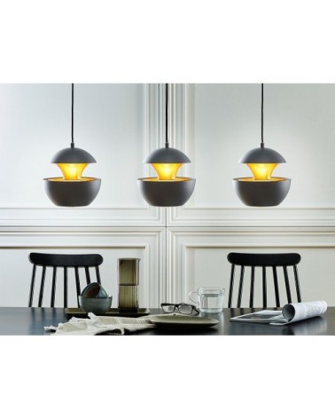 Lampe suspension noire