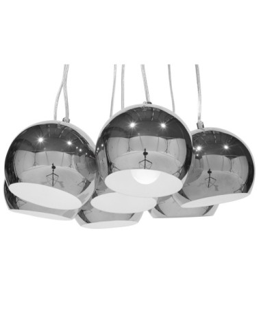 Lampe suspension argenté