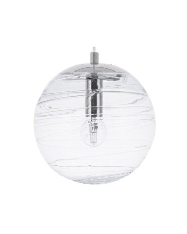 Lampe suspension transparent