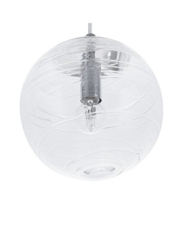 Lampe suspension transparent