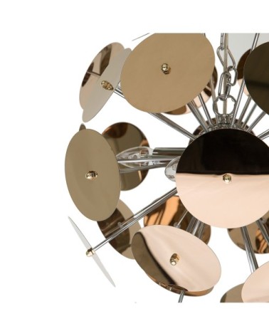 Lampe suspension cuivrée