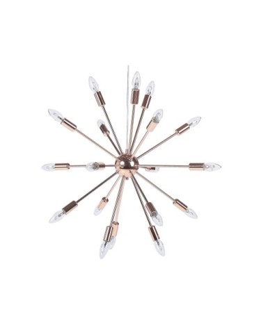 Lampe suspension cuivrée