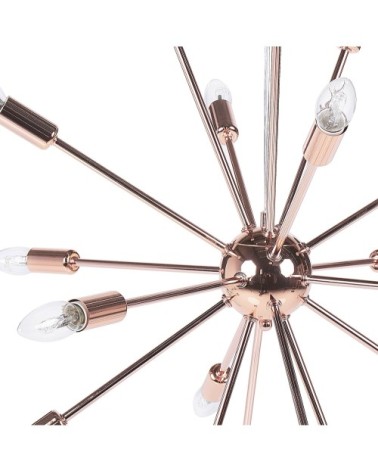 Lampe suspension cuivrée