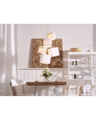 Lampe suspension blanc