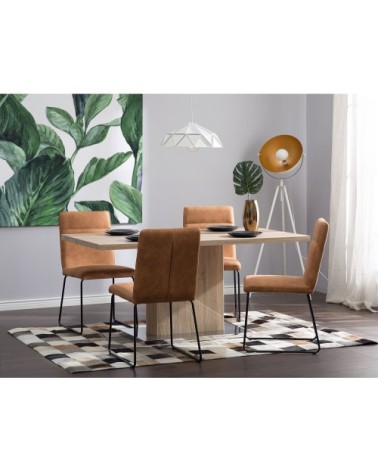 Lampadaire blanc et doré