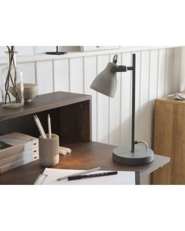 Lampe à poser en béton