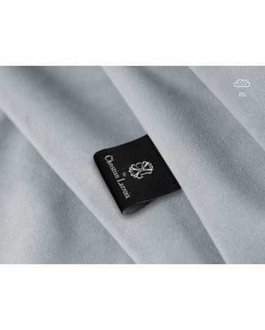 Canapé d'angle 5 places en velours bleu clair