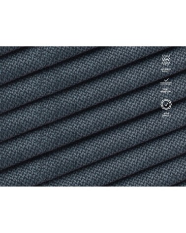 Canapé d'angle convertible 5 places en tissu structuré vert