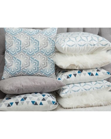 Lot de 2 coussin décoratifs en tissu multicolore 45x12cm