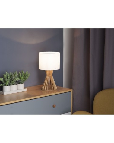 Lampe de table blanc