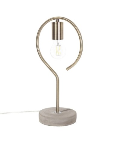 Lampe à poser dorée