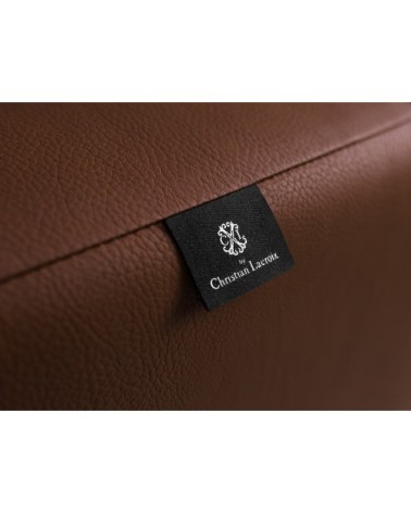 Canapé d'angle 5 places en cuir cuir cognac