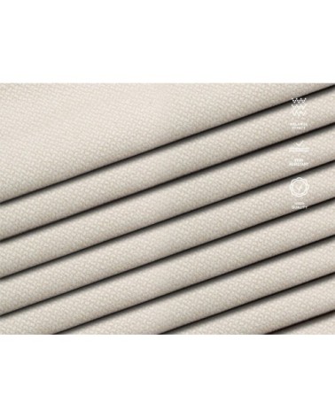 Canapé d'angle convertible 5 places en tissu structuré bleu