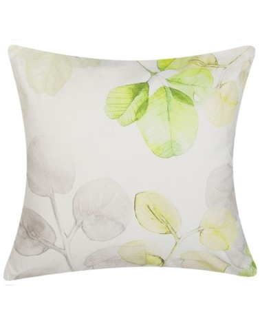 Lot de 2 coussin décoratifs en tissu blanc 45x6cm