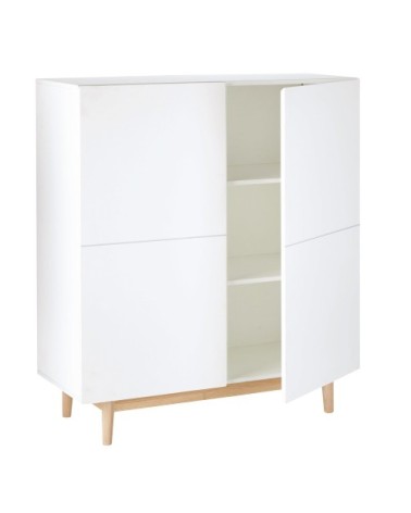 Cabinet 2 portes blanc