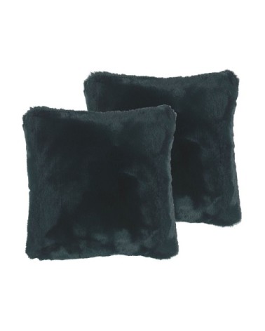 Lot de 2 coussin décoratifs en tissu vert 42x12cm