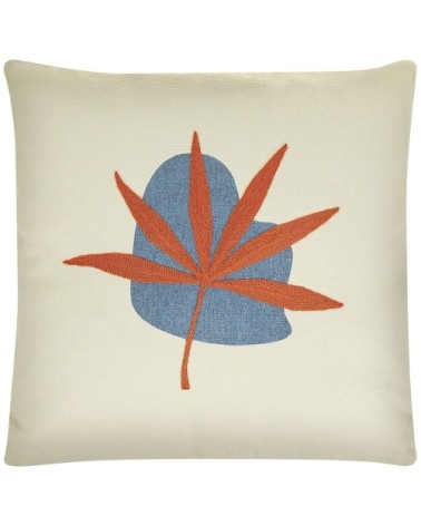 Lot de 2 coussin décoratifs en tissu beige 45x12cm