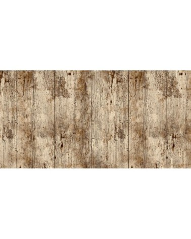 Adhésif décoratif bois vieilli marron 200x45 cm