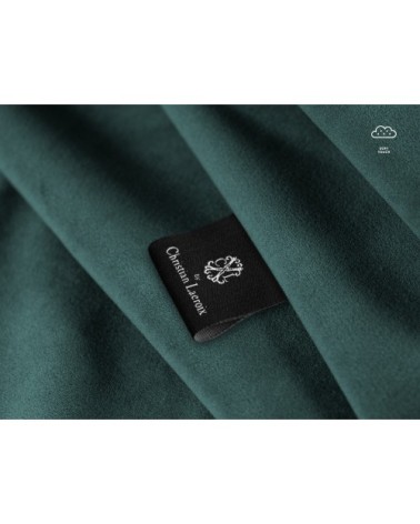 Set de 2 chaises 1 place en velours pétrole