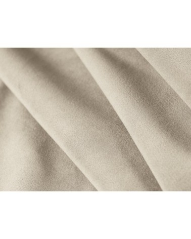 Ensemble de 2 chaises 1 place en velours beige