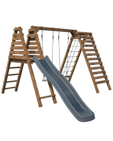 Aire de jeux pour enfants avec toboggan isis