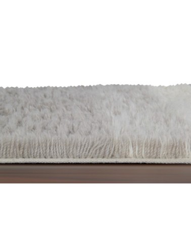 Tapis lavable en laine bleu 140x200