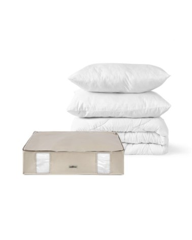 Housse de rangement sous vide L 65 x 45 x H.15.5 cm