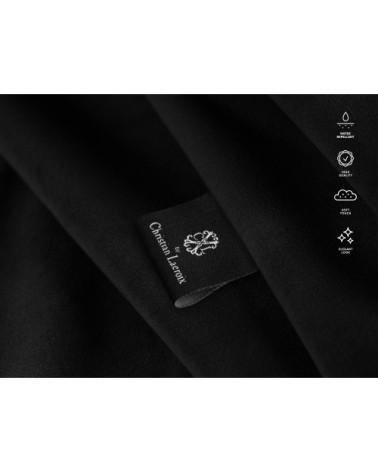 Fauteuil 1 place XL en velours noir