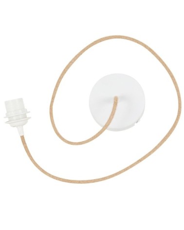Câble pour suspension tressé beige L120