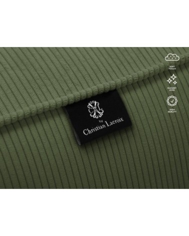 Fauteuil 1 place XL en tissu structuré vert