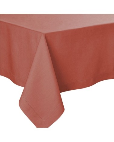 Nappe en lin rouge 170x170