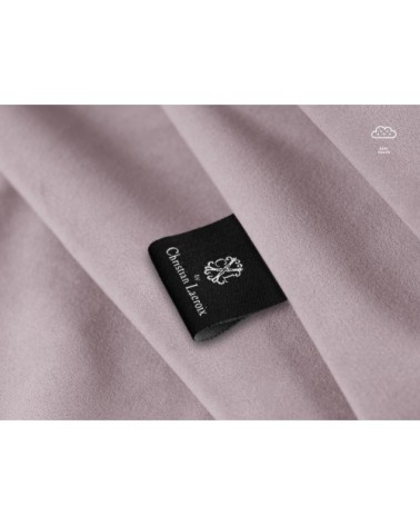 Canapé d'angle 5 places en velours lavande