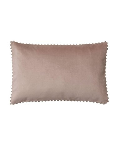 Housse de coussin en velour de coton rose 40x60