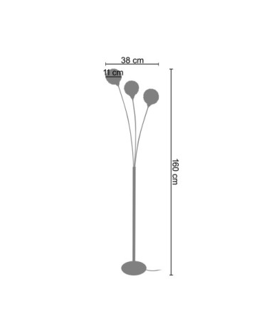 Lampadaire métal aluminium