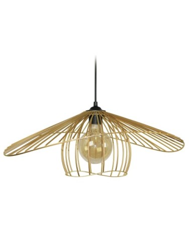 Suspension métal doré