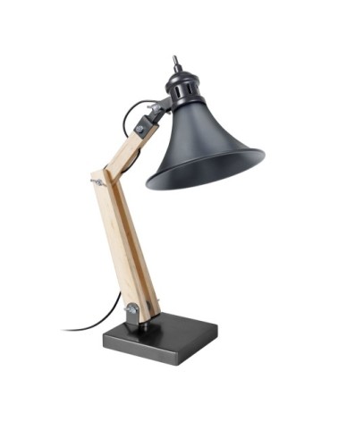 Lampe de bureau métal naturel  et anthracite