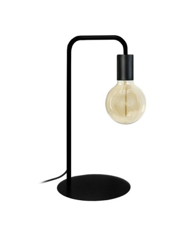 Lampe de bureau métal noir