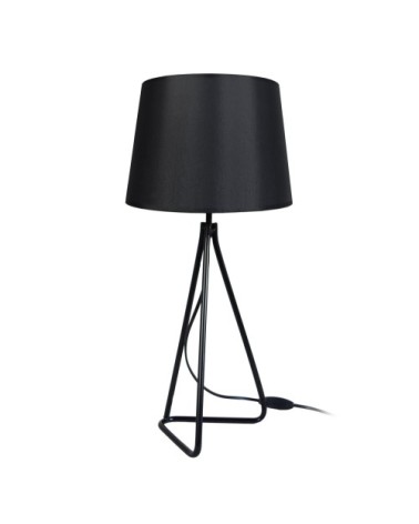 Lampe de chevet métal noir
