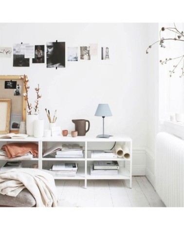 Lampe de chevet métal aluminium