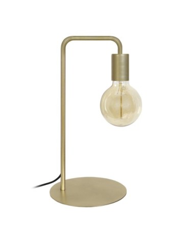 Lampe de bureau métal doré