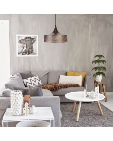 Suspension métal bronze