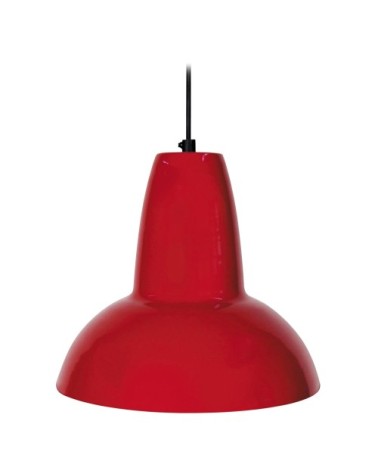 Suspension métal rouge