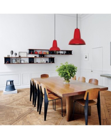 Suspension métal rouge